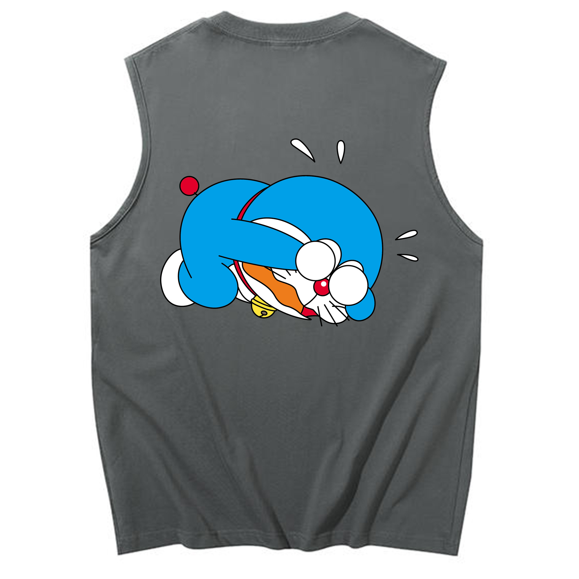 （画像用） ドラえもん Doraemon コットン100％タンクトップ（背面プリント）
